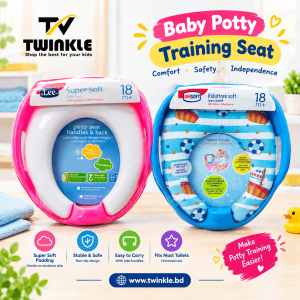 Baby Potty Training Seat for Toilet – Super Soft Padded Toilet Seat for Kids 18+ Months